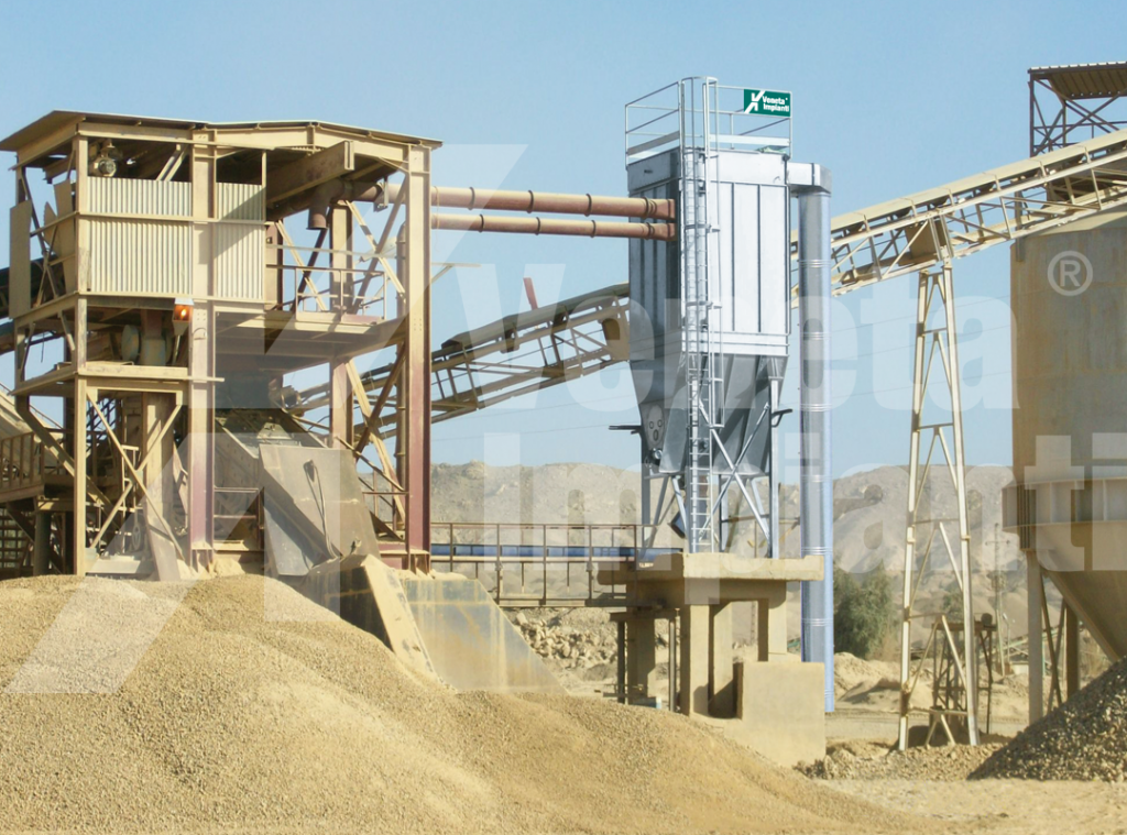 Filtro fmpx su impianto lavorazione minerali