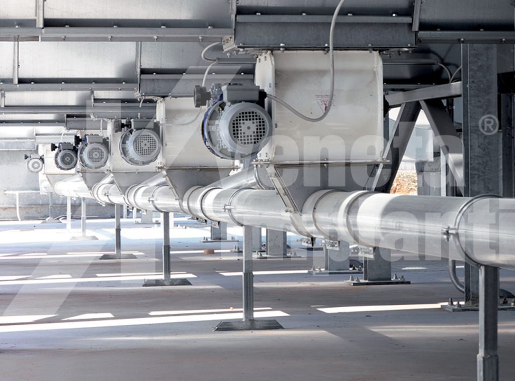 Impianto di trasporto pneumatico